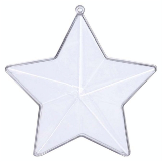 Étoile Plastique Cristal 8 cm - Graine Créative - Rougier et Plé