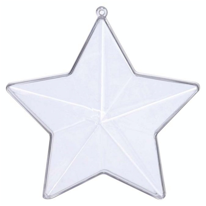 Étoile Plastique Cristal 8 cm - Graine Créative - Rougier et Plé