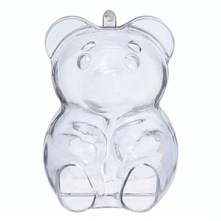 Ourson Plastique Cristal 10 cm - Graine Créative - Rougier et Plé