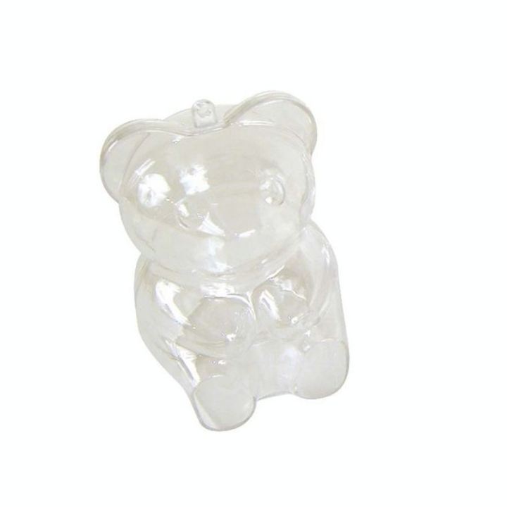 Ourson Plastique Cristal 10 cm - Graine Créative - Rougier et Plé