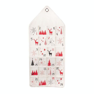 Calendrier de l'avent à suspendre 36 x 82 cm - Rayher - Rougier et Plé
