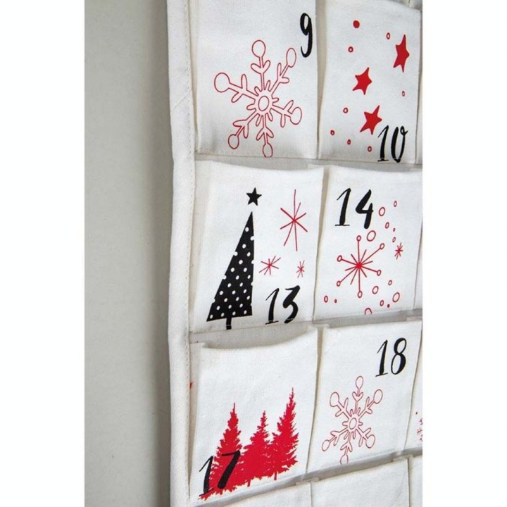 Calendrier de l'avent à suspendre 36 x 82 cm - Rayher - Rougier et Plé