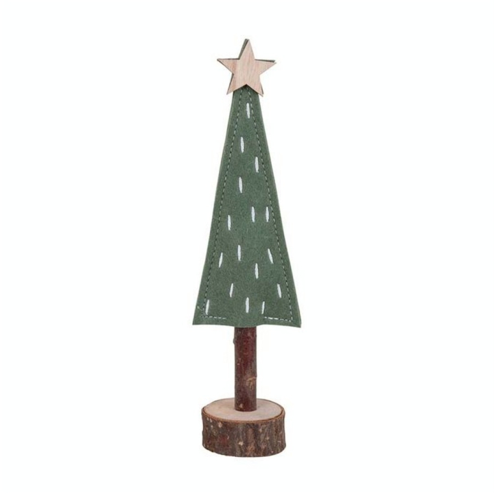 Sapin de Noël en feutrine à poser 6 x 4 x 21 cm - Rayher - Rougier et Plé