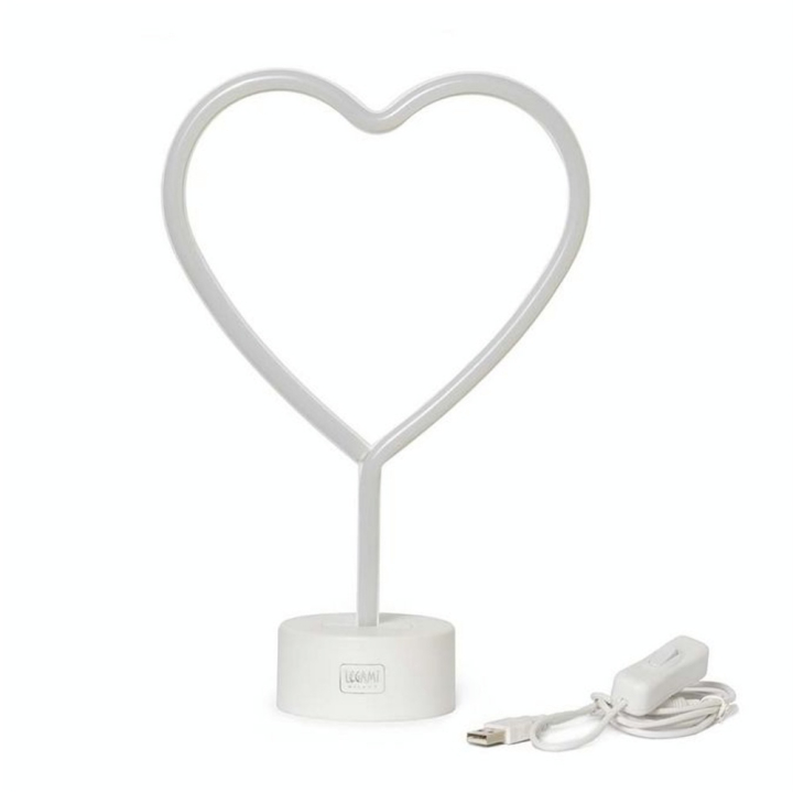 Lampe LED Effet Néon Cœur - Legami - Rougier et Plé