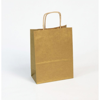 Sac en kraft Doré 16 x 8 x 21 cm - Clairefontaine - Rougier et Plé