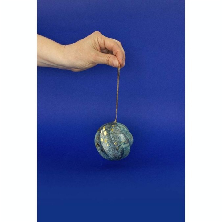 Boules torsadées à suspendre ø 6,5 cm 6 pcs - Décopatch - Rougier et Plé