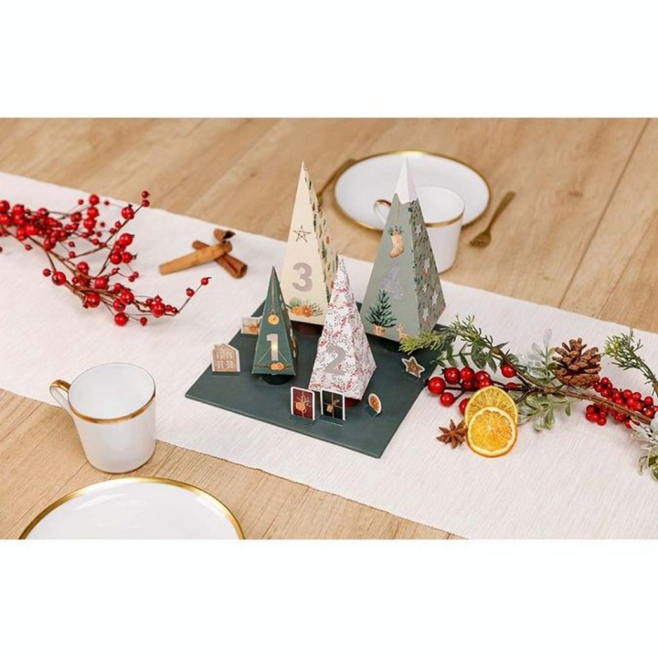 Sapins de l'Avent Kit DIY - Clairefontaine - Rougier et Plé