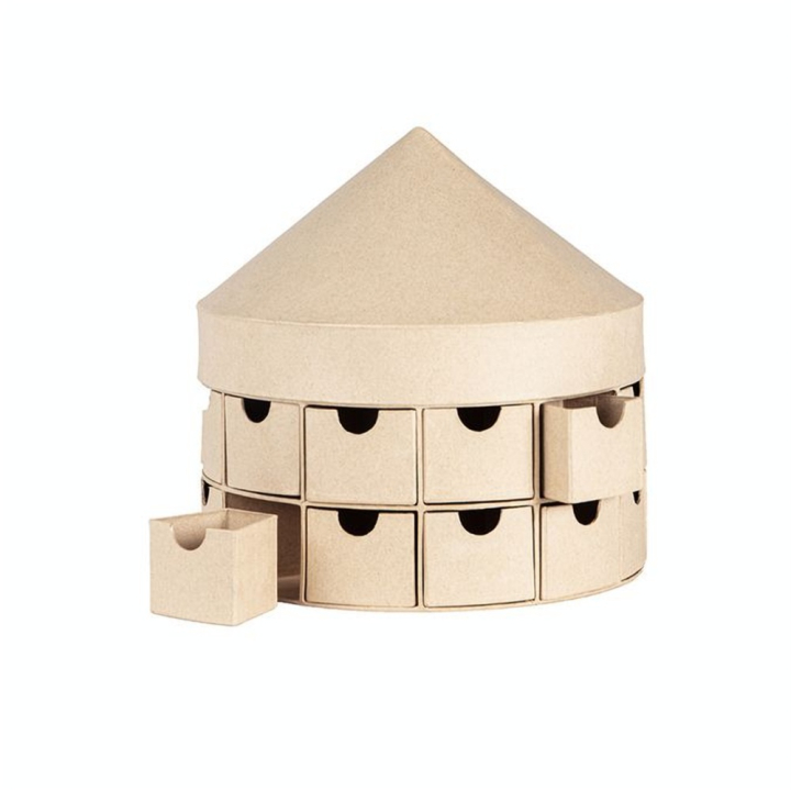 Calendrier de l'Avent Carrousel 25 x 25 cm - Décopatch - Rougier et Plé