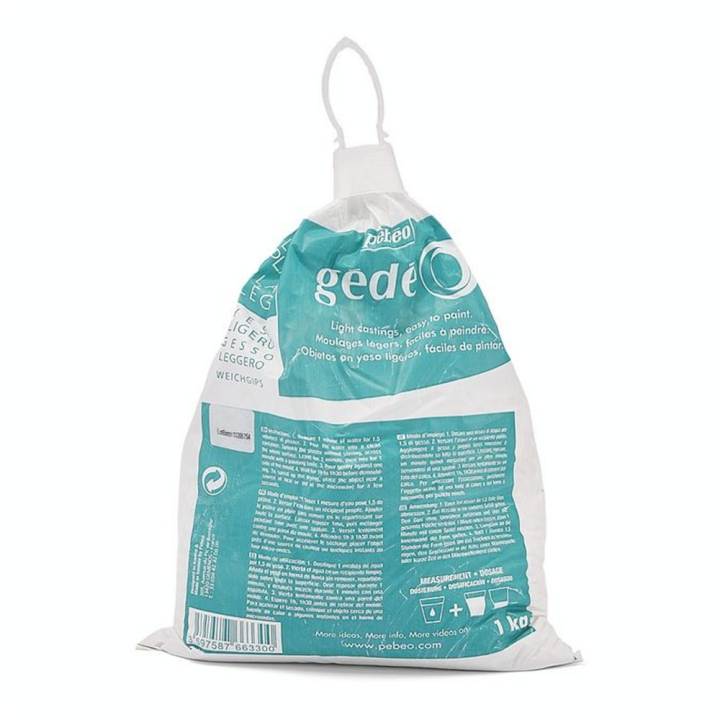 Plâtre de Moulage Léger Gédéo 1 Kg - Pébéo - Rougier et Plé
