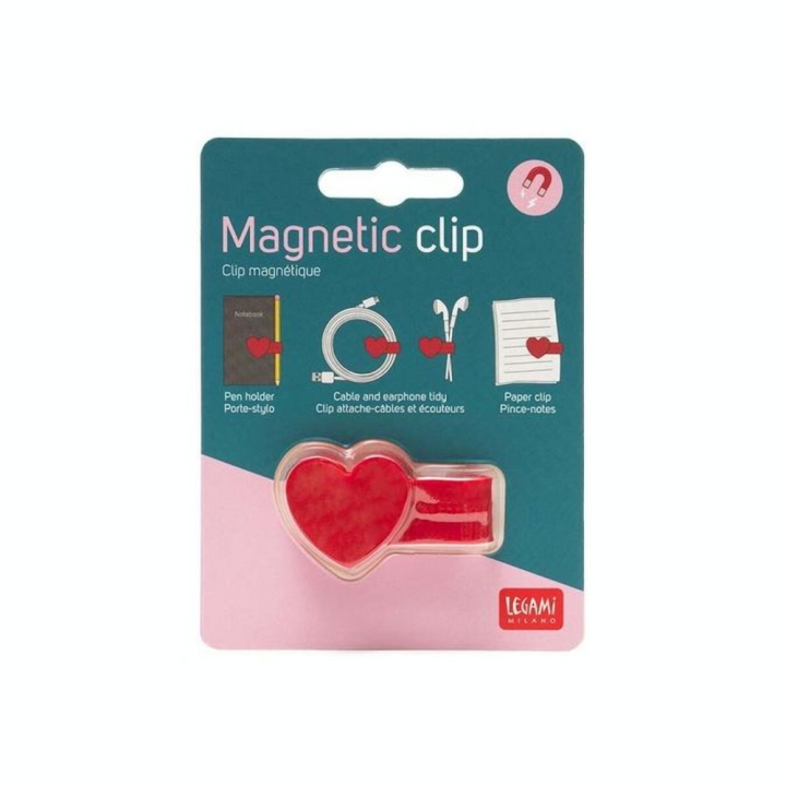 Pince Magnétique Cœur - Legami - Rougier et Plé
