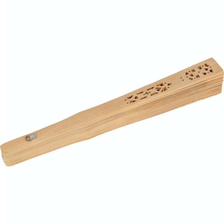 Éventail 20 x 2 cm Bois ajouré - Artemio - Rougier et Plé