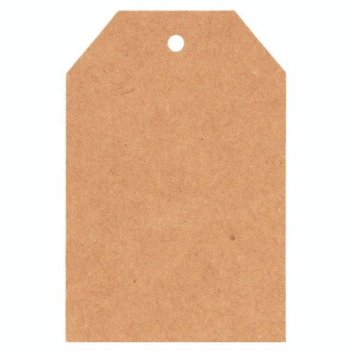 Étiquette Kraft 60 x 40 mm 50 pcs - Artemio - Rougier et Plé