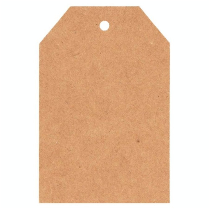 Étiquette Kraft 60 x 40 mm 50 pcs - Artemio - Rougier et Plé