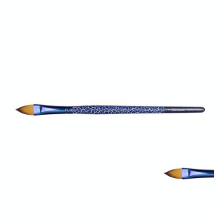 Pinceau langue de chat court en fibres synthétiques Azur série 400CH - Léonard - Rougier et Plé
