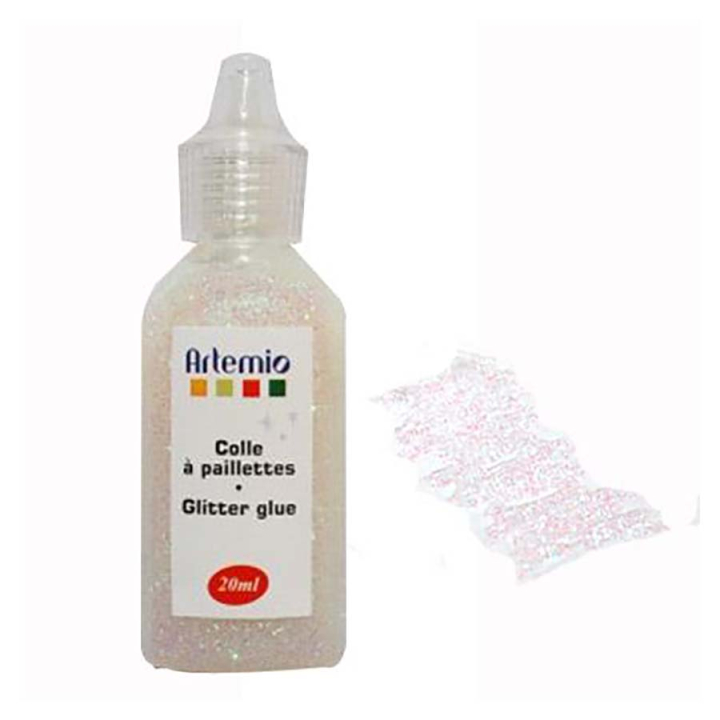 Colle Pailletée 25 ml Blanc - Artemio - Rougier et Plé