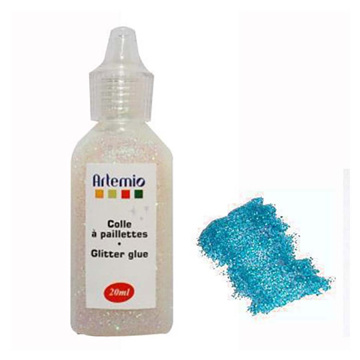 Colle Pailletée 25 ml Bleu - Artemio - Rougier et Plé
