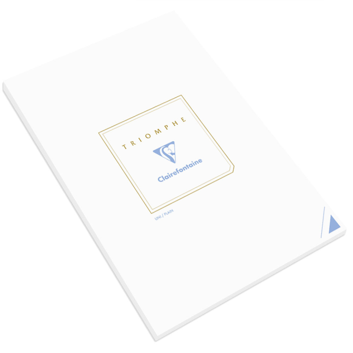 Bloc de correspondance Triomphe A4 50 feuilles velin uni 90g - Clairefontaine - Rougier et Plé