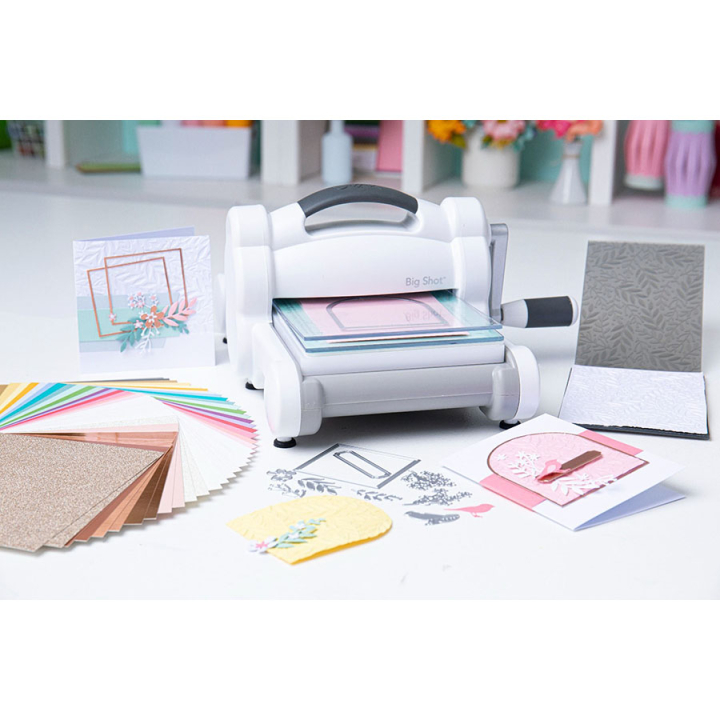 Machine de découpe et gaufrage Big Shot - Kit de démarrage - Sizzix - Rougier et Plé