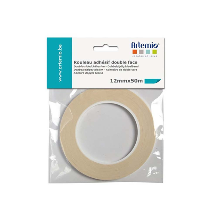 Ruban adhésif Double face 12 mm x 50 m - Artemio - Rougier et Plé