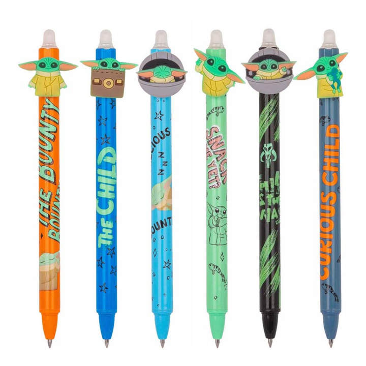Stylo effaçable Star Wars Mandalorian Grogu - Colorino - Rougier et Plé