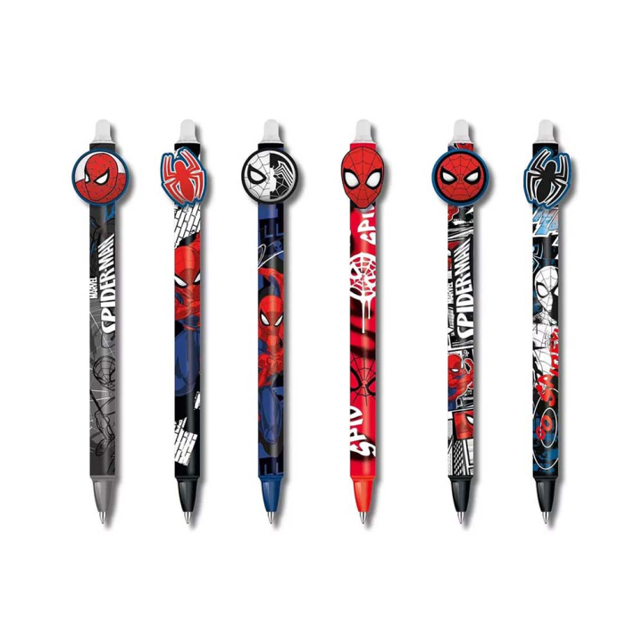 Stylo bille effaçable Spider Man - Colorino - Rougier et Plé