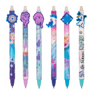 Stylo bille effaçable Reine des neiges - Colorino - Rougier et Plé