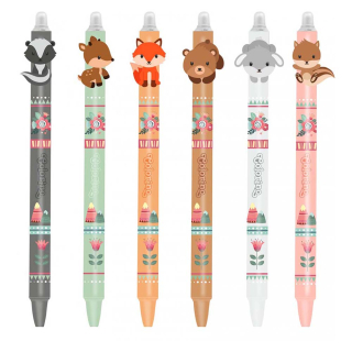 Stylo bille effaçable Animaux de la Forêt - Colorino - Rougier et Plé