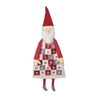 Calendrier de l'Avent à suspendre 51 x 118 cm Père Noel - Rayher - Rougier et Plé