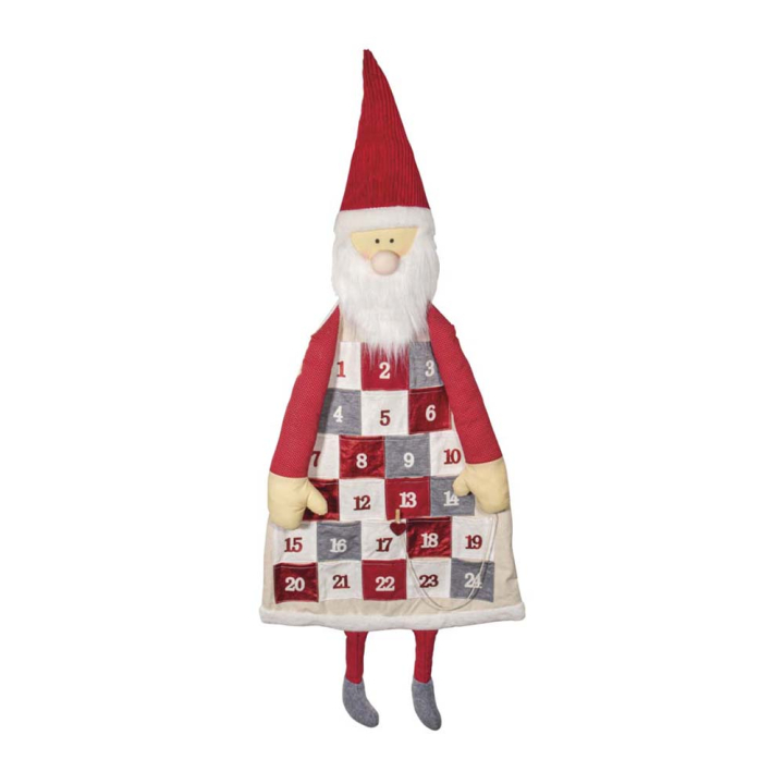 Calendrier de l'Avent à suspendre 51 x 118 cm Père Noel - Rayher - Rougier et Plé