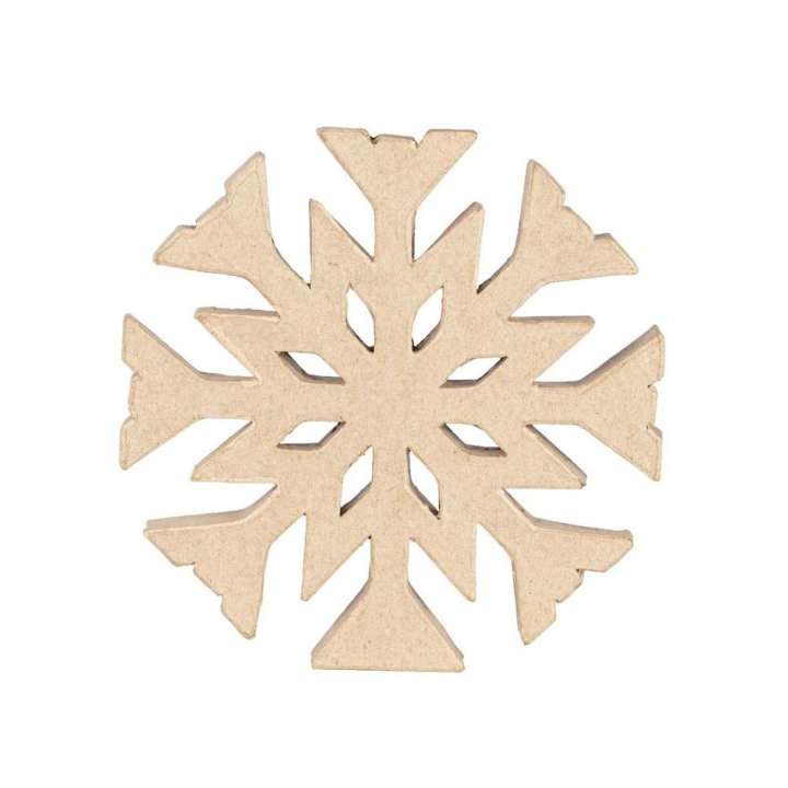 Cimier Sapin Flocon 2 x 20 x 20 cm - Décopatch - Rougier et Plé
