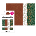 Papier Texture 15 x 24,5 cm Foil Forest - Décopatch - Rougier et Plé