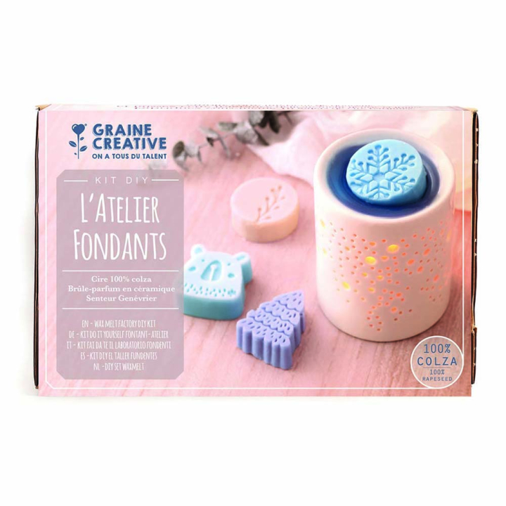 Kit créatif Atelier fondants à bougie Hiver - Graine Créative - Rougier et Plé