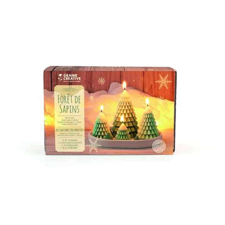 Kit de modelage de bougies Forêt de sapins - Graine Créative - Rougier et Plé