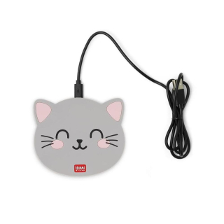 Chargeur Sans Fil avec Support Chat - Legami - Rougier et Plé