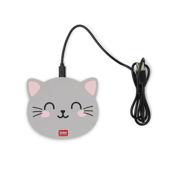 Chargeur Sans Fil avec Support Chat - Legami - Rougier et Plé