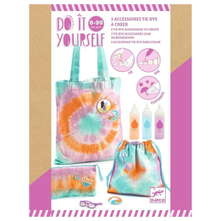 Coffret accessoires Tie-Dye à créer Sunshine Camp Do It Yourself - Djeco - Rougier et Plé