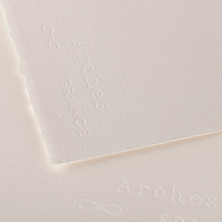 Papier aquarelle 56 x 76cm 300g grain fin - Arches - Rougier et Plé