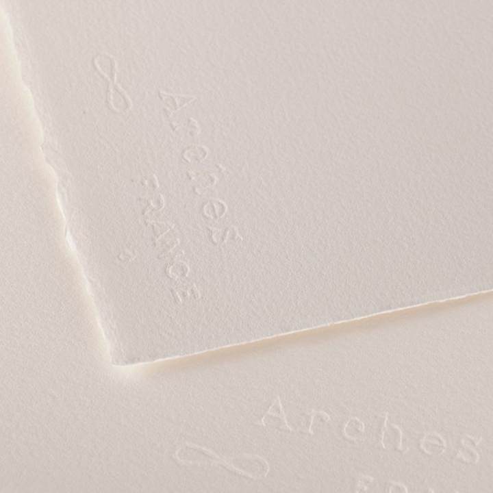Papier aquarelle 56 x 76cm 300g grain fin - Arches - Rougier et Plé