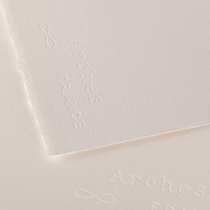 Papier aquarelle 64 x 101cm 356g grain fin - Arches - Rougier et Plé