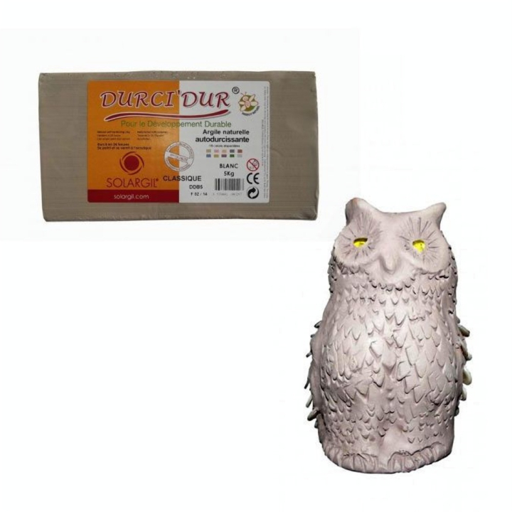 Argile Durci'Dur auto-durcissante 5kg - Solargil - Rougier et Plé