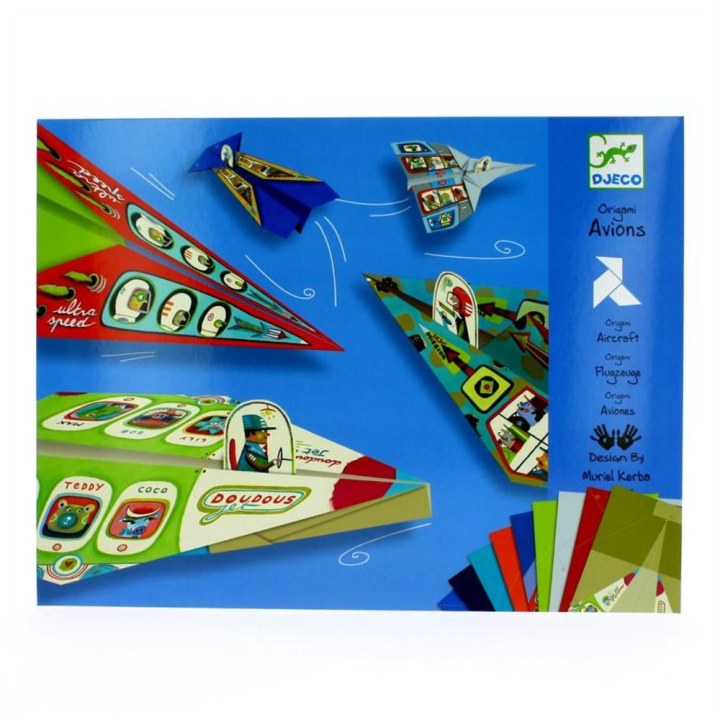 Origami set thème avions - Djeco - Rougier et Plé