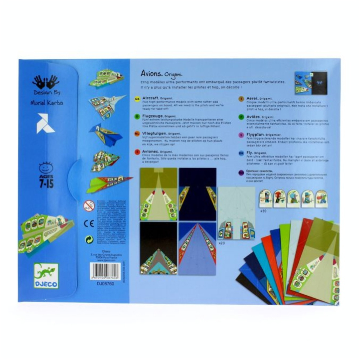 Origami set thème avions - Djeco - Rougier et Plé