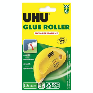 Colle en dévidoir jetable repositionnable 12m x 8mm - Uhu - Rougier et Plé