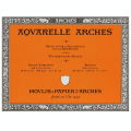 Papier aquarelle bloc de 20 feuilles 23 x 31cm 300g grain torchon - Arches - Rougier et Plé
