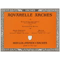 Papier aquarelle bloc de 20 feuilles 26 x 36cm 300g grain torchon - Arches - Rougier et Plé