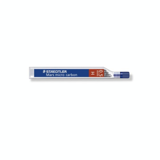 Mines graphite Mars Micro Carbon 0.5mm étui de 12 dureté H - Staedtler - Rougier et Plé