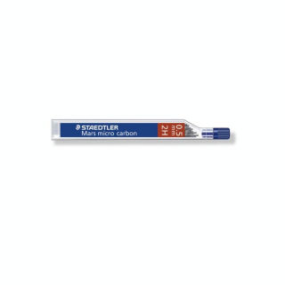 Mines graphite Mars Micro Carbon 0.5mm étui de 12 dureté 2H - Staedtler - Rougier et Plé