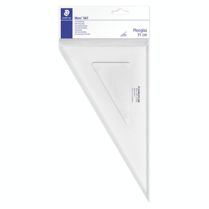 Équerre en plexiglas 60° 31cm - Staedtler - Rougier et Plé