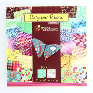Papier origami Geometric 20 x 20 cm 60 feuilles - Avenue Mandarine - Rougier et Plé