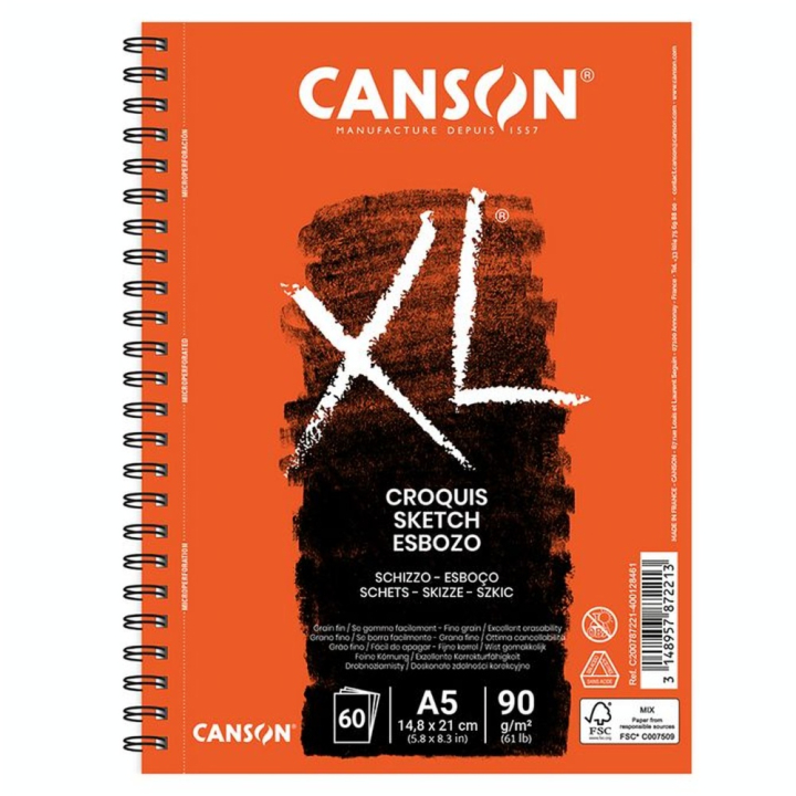Bloc croquis XL 60 feuilles - Canson - Rougier et Plé